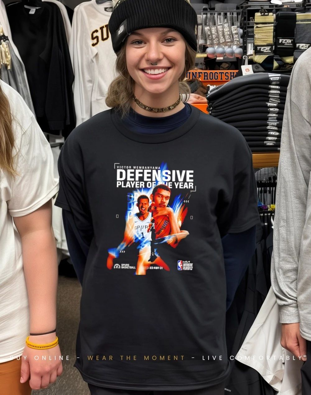 Victor Wembanyama NBA Defensive Player of the Year shirt