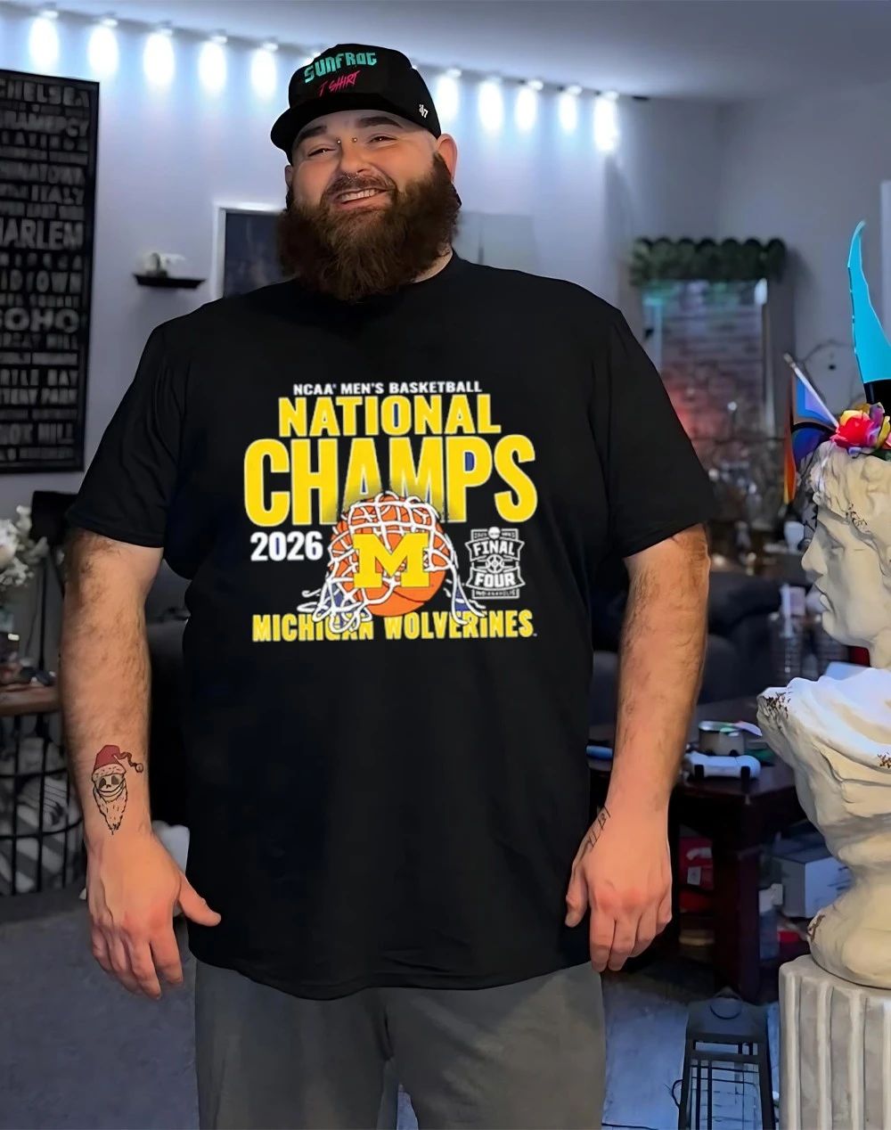Michigan Wolverines Men’s Basketball National Champions Cut Net 2026 shirt