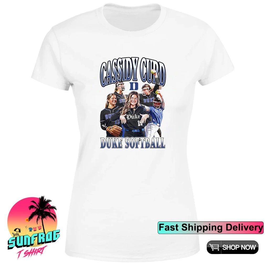 Cassidy Curd Duke Softball 90s shirt