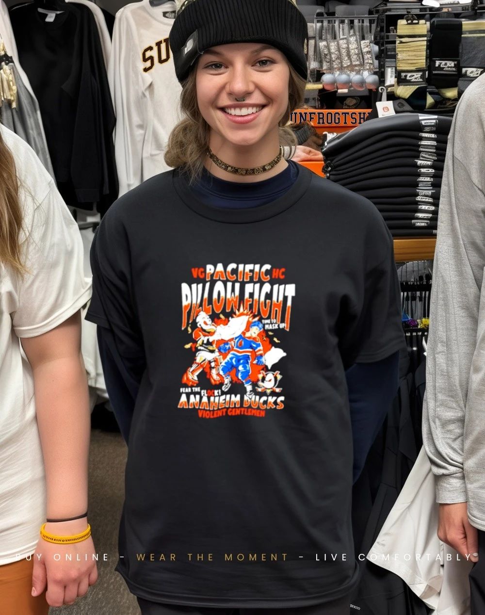 Anaheim Ducks Violent Gentlemen Fight Time To Mask Up shirt