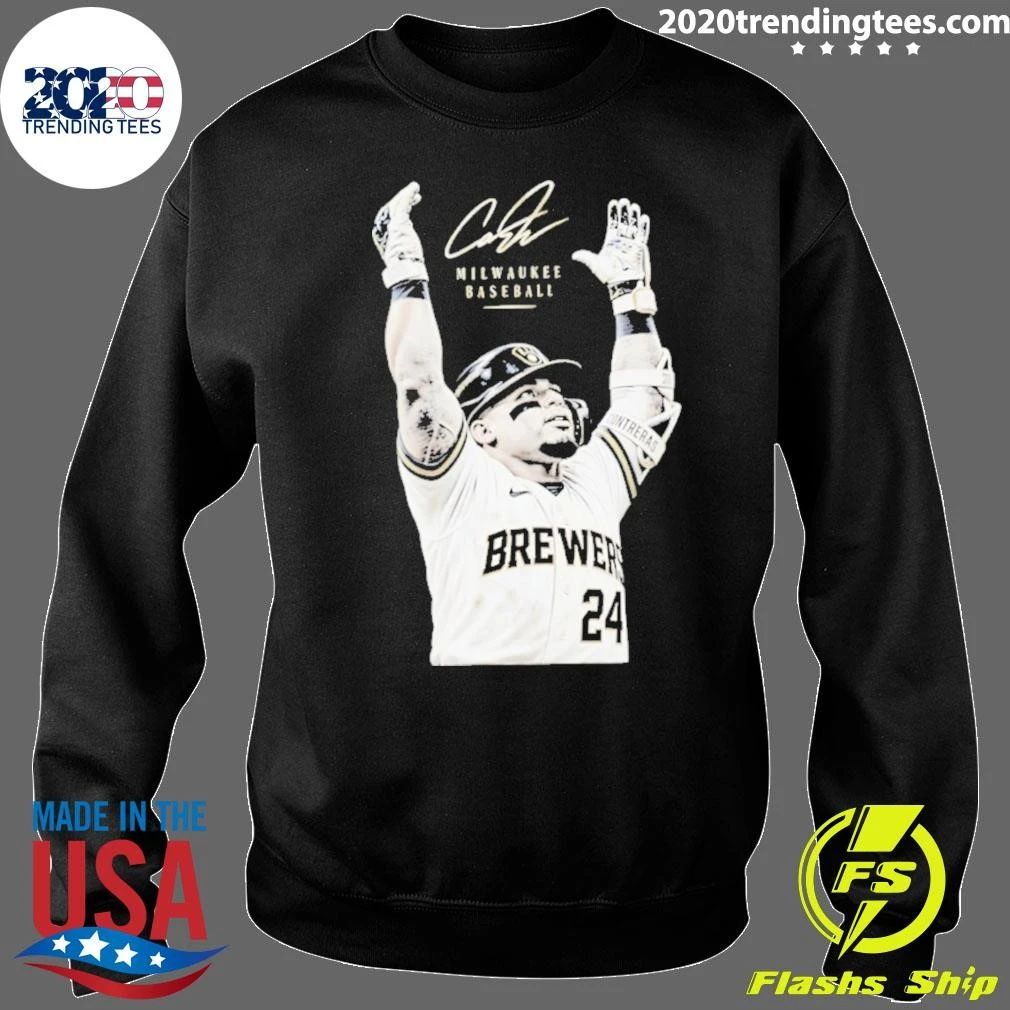 William Contreras Milwaukee Brewers Victory Signature Retro Shirt