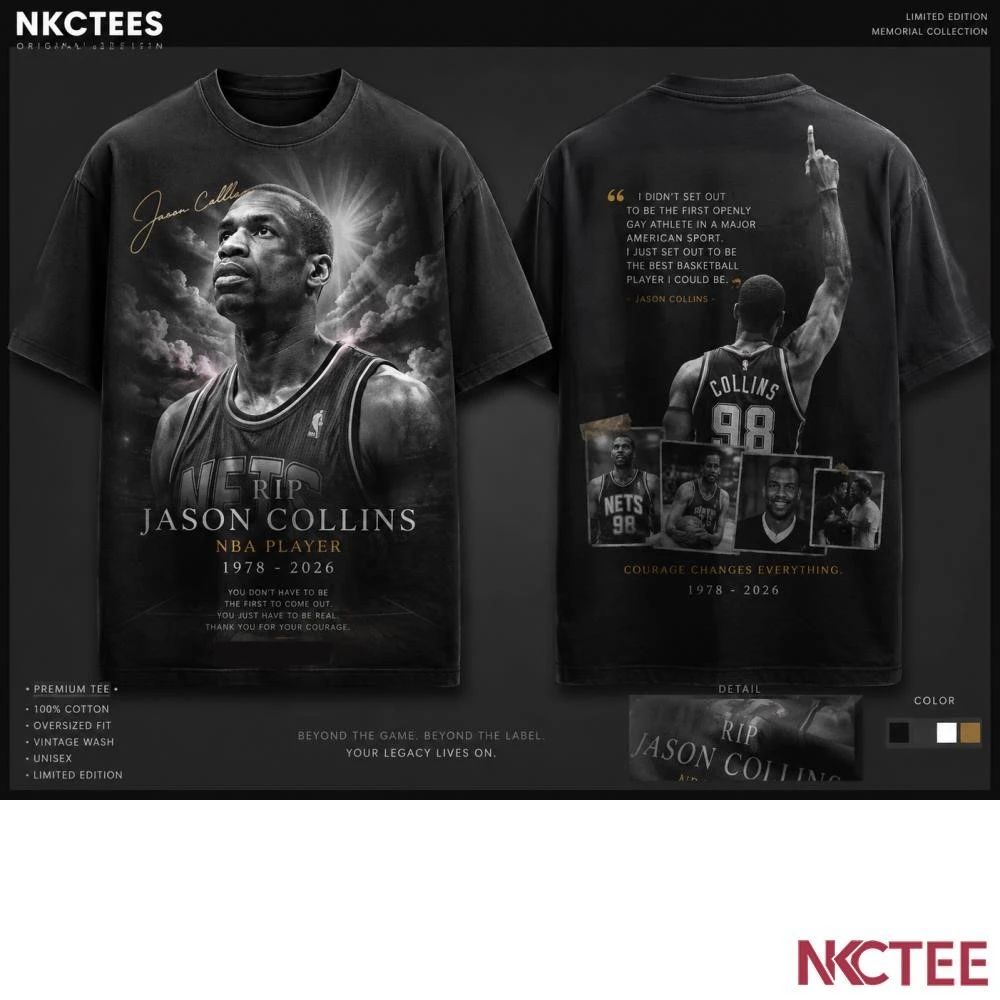 RIP Jason Collins NBA Player Passed Away 1978 2026 shirt