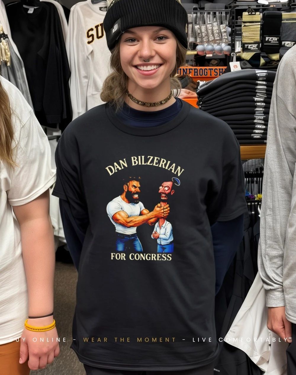 Dan Bilzerian for congress caricature shirt