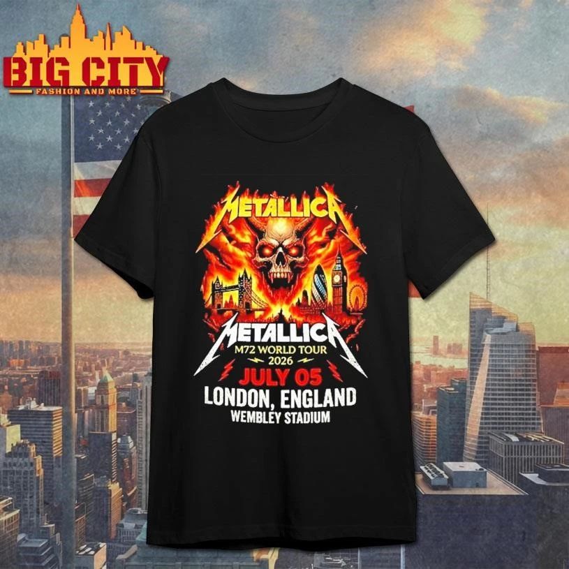 Metallica 2026 Tour July 05 London, England shirt
