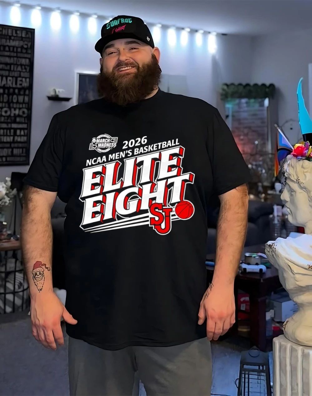 St. John’s Men’s Basketball 2026 NCAA March Elite Eight shirt