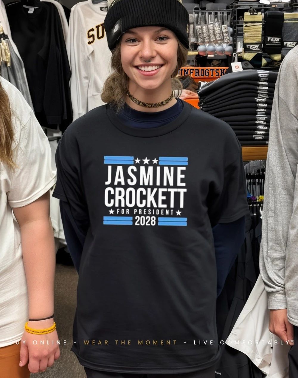 Jasmine Crockett For President 2028 shirt