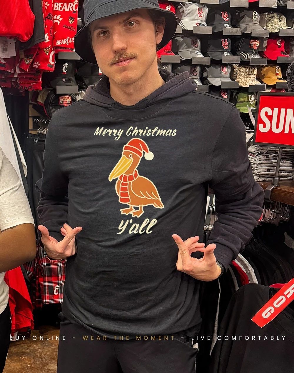 Pelican merry Christmas y’all shirt