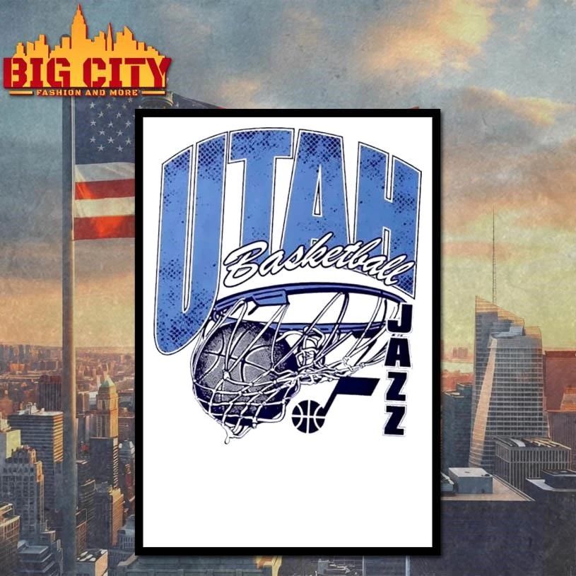Original Utah Jazz Basketball Script Swish shirt