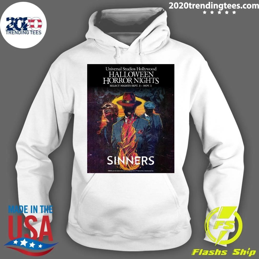 Sinners Universal Studios Hollywood Halloween Horror Nights Select Nights Sept. 3 – Nov. 1 2026 Shirt