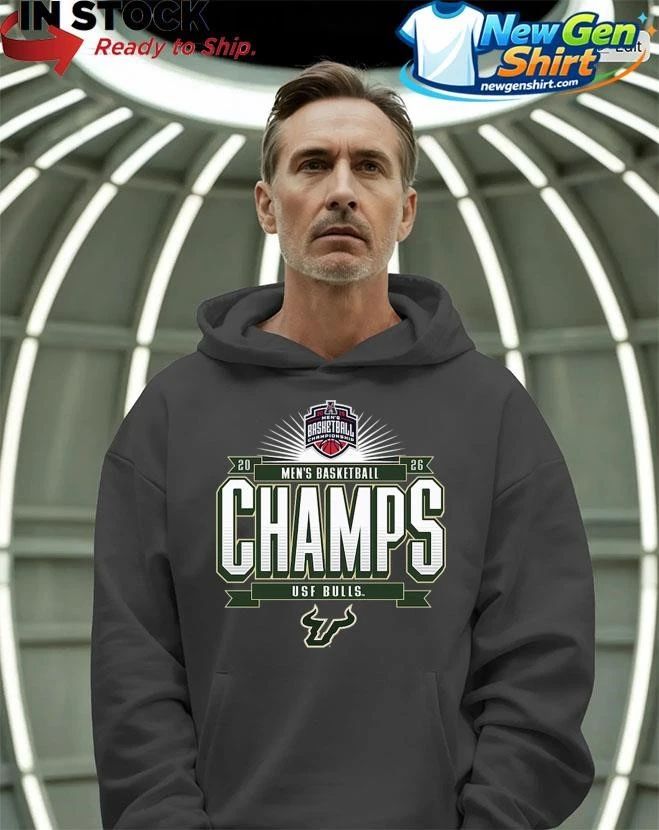South Florida Bulls 2026 American Conference Men’s Basketball Tournament Champions Shirt