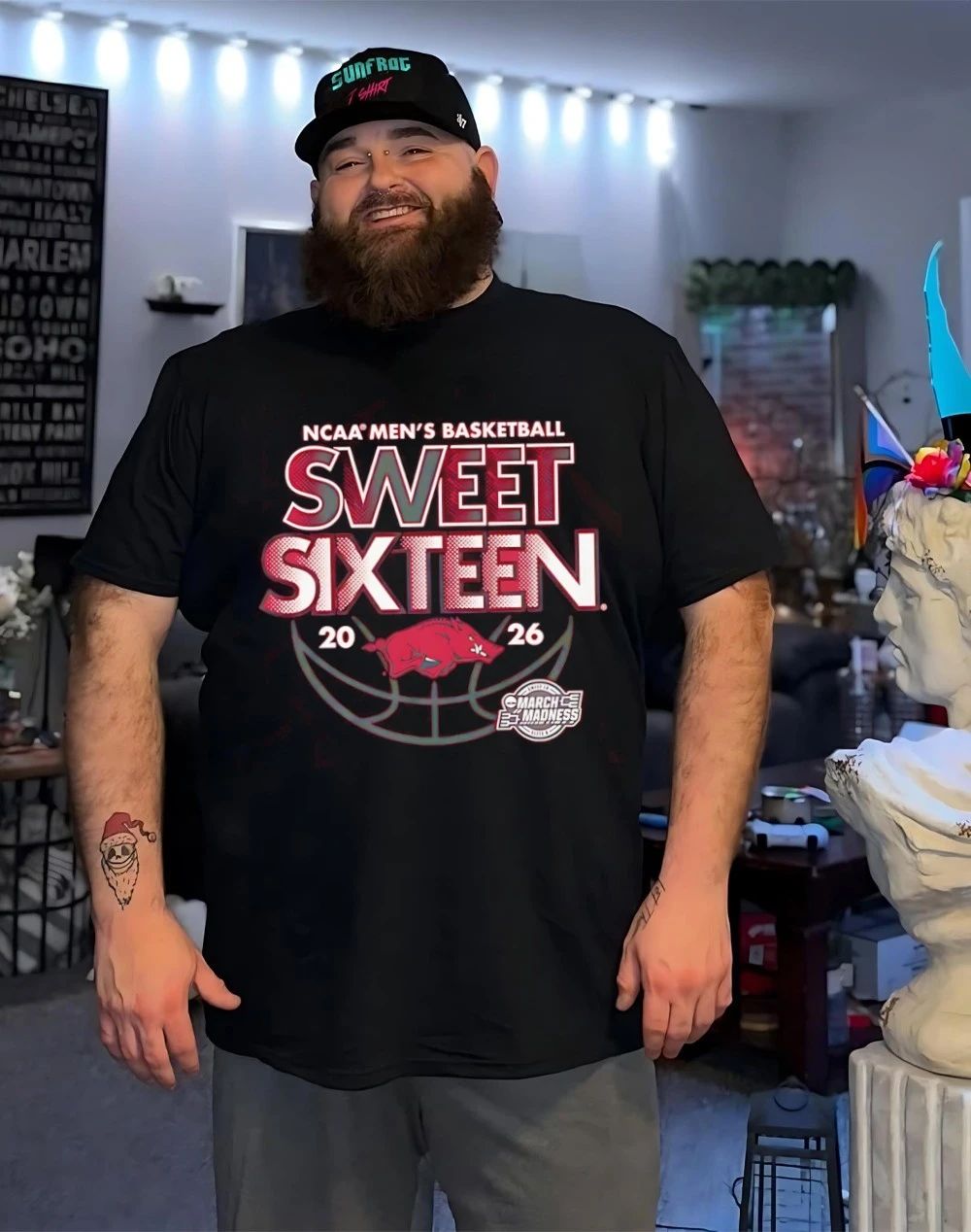 Arkansas Men’s Basketball 2026 NCAA March Madness Sweet Sixteen shirt