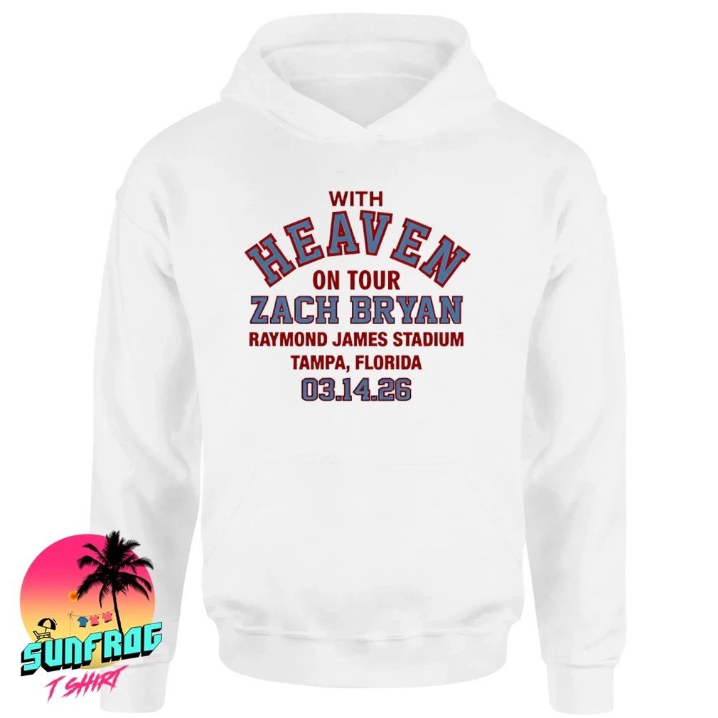Zach Bryan With Heaven On Tour Raymond James Stadium shirt