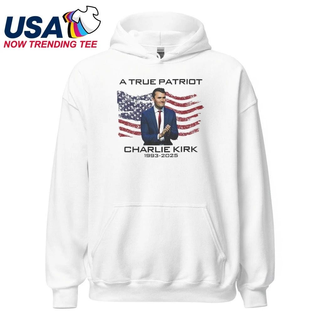 A True Patriot Charlie Kirk 1933-2025 American Flag Shirt