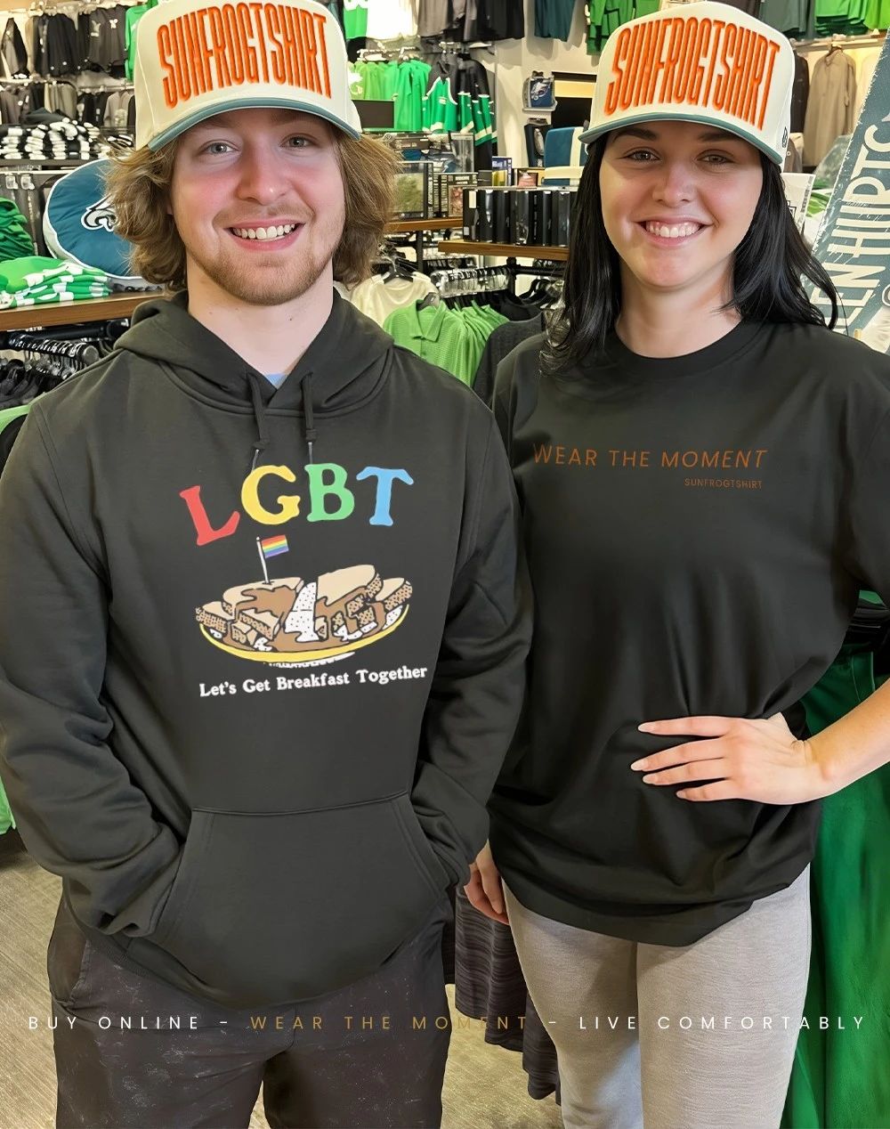 LGBT let’s get breakfast together shirt