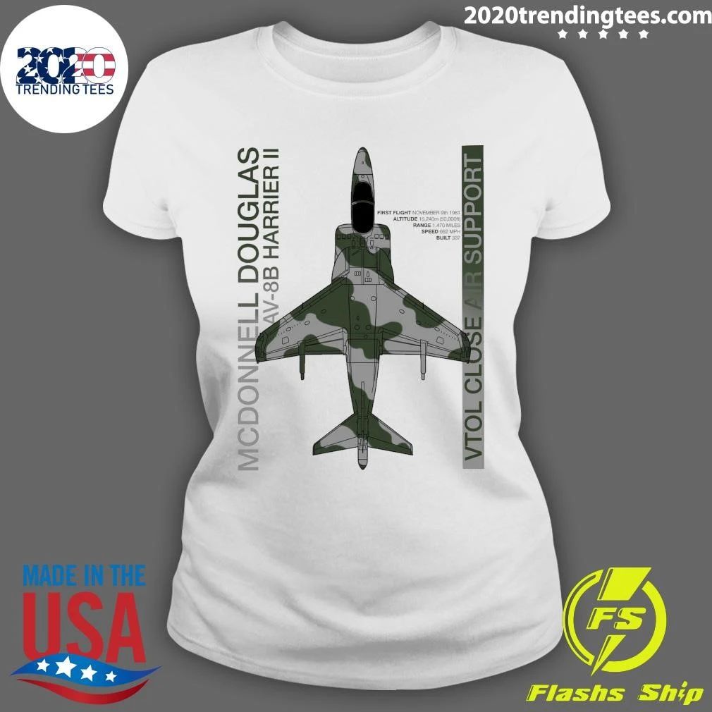 AV-8B Harrier II Blueprint Shirt