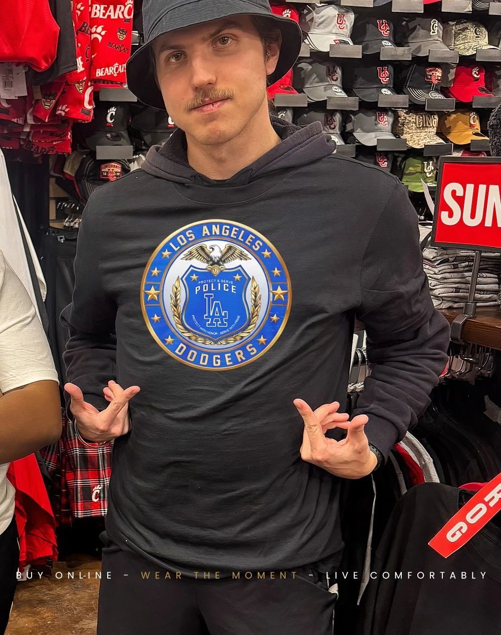 Los Angeles Dodgers Police Pride logo shirt