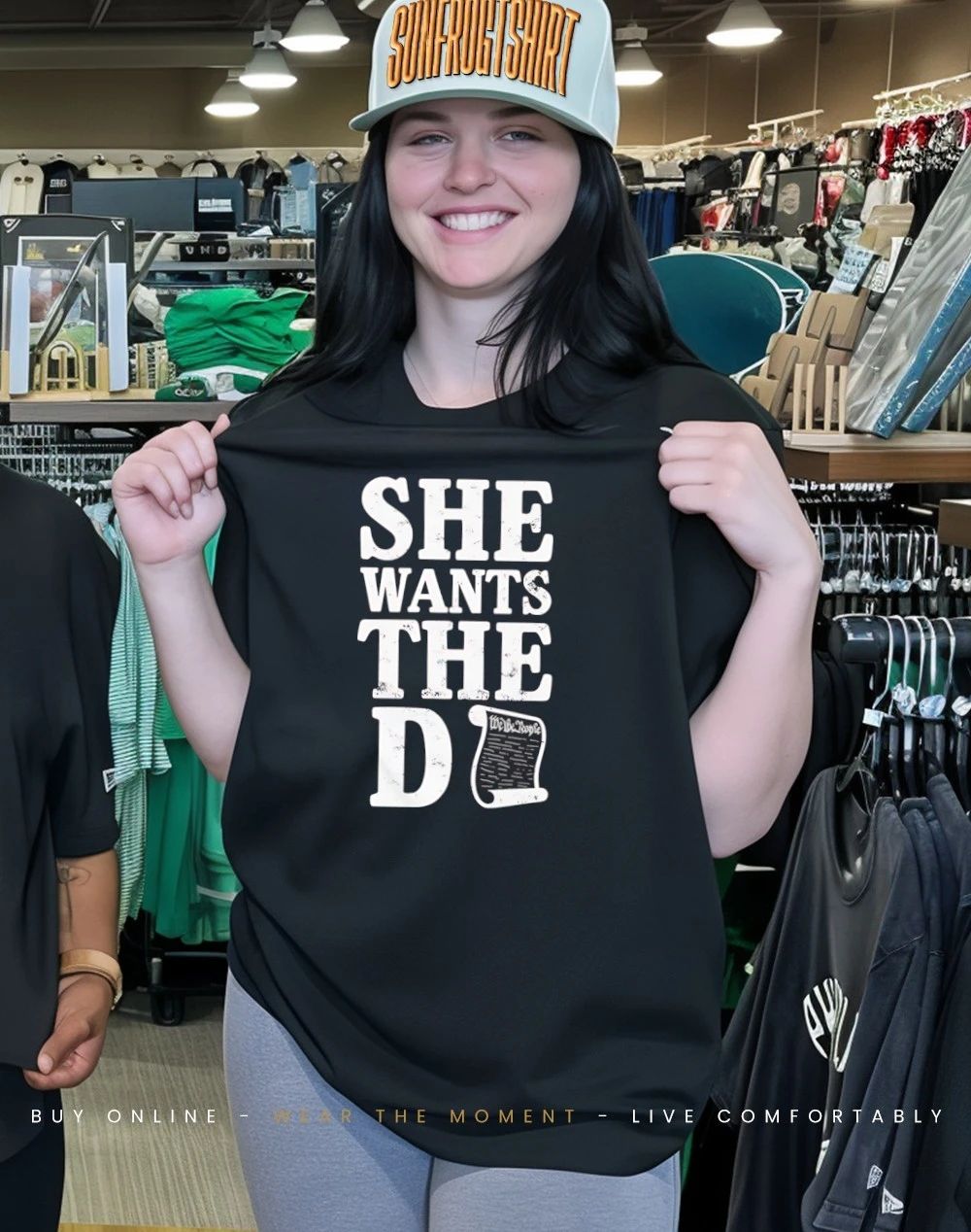 She Wants The D Patriotic Constitution Graphic shirt