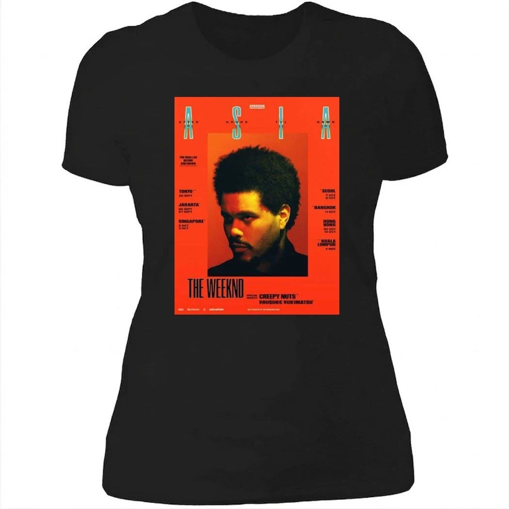 The Weeknd After Hours Til Dawn Tour 2026 Live In Asia Dates List Kicks Off In Tokyo On September 20 High-Quality Poster Shirt
