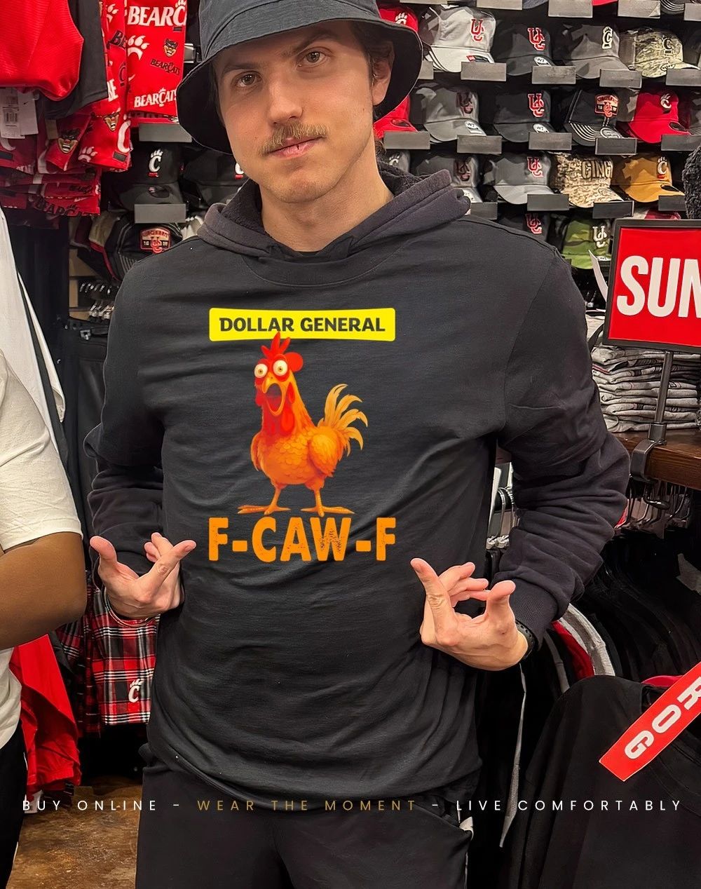 Dollar General F-CAW-F Chicken funny shirt