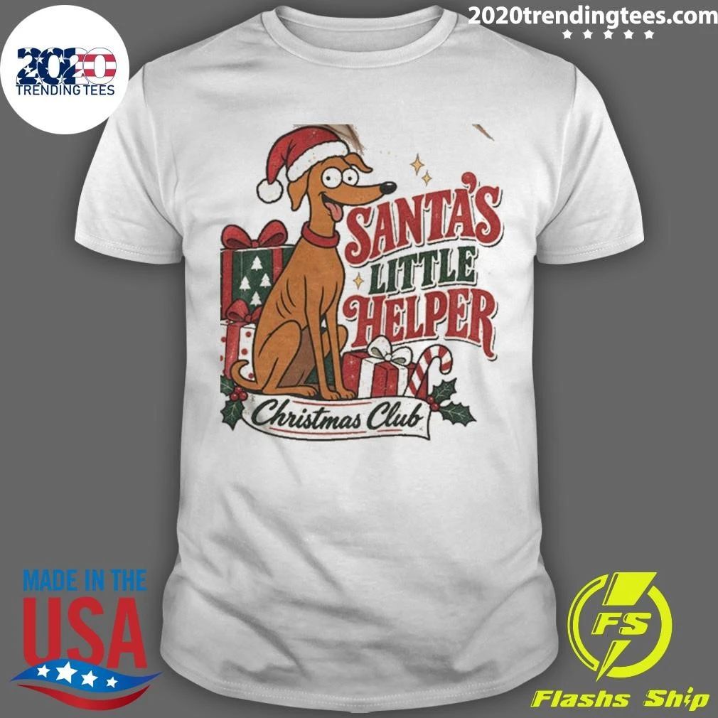 Santa’s Little Helper Christmas Dog Shirt