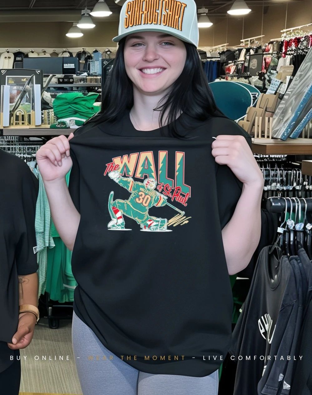 Jesper Wallstedt Minnesota Wild The Wall Of St Paul Remix shirt
