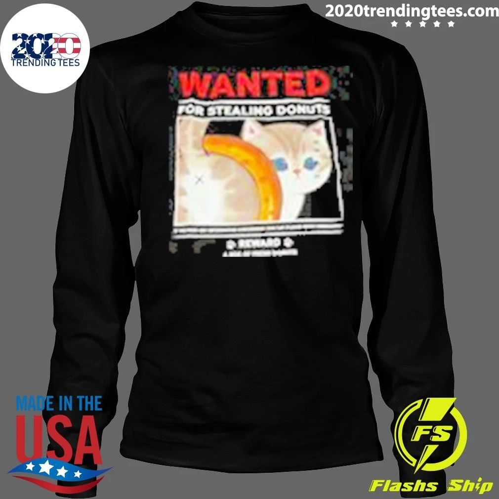Mofusand Wanted For Stealing Donuts x Reward Shirt