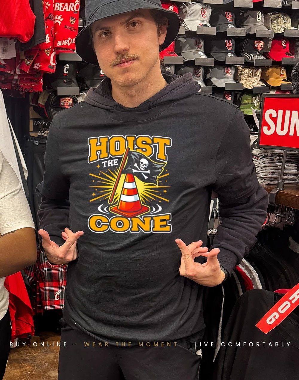 Hoist The Cone Pittsburgh Pirates flag shirt