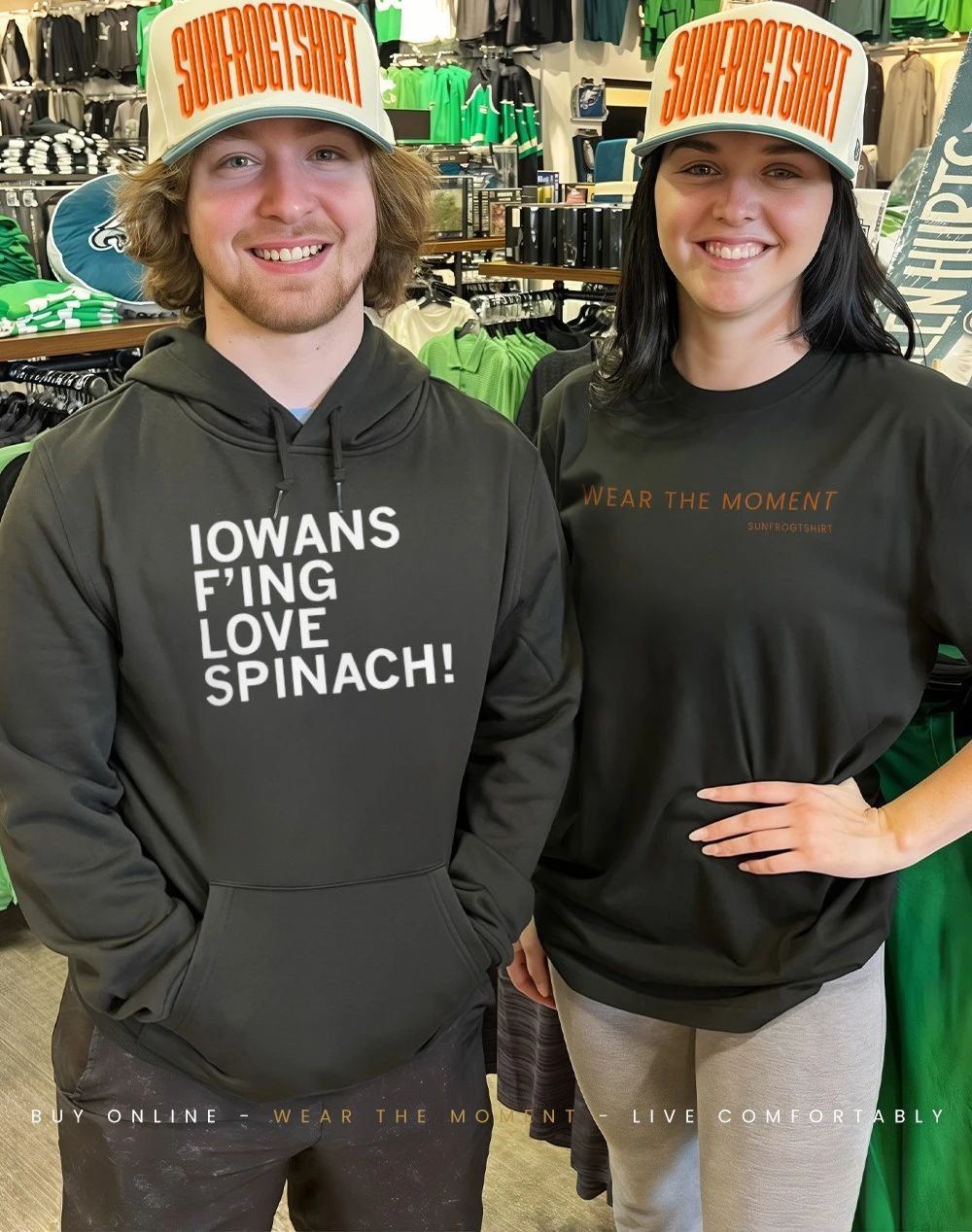 Lowans F’ing Love Spinach Shirt