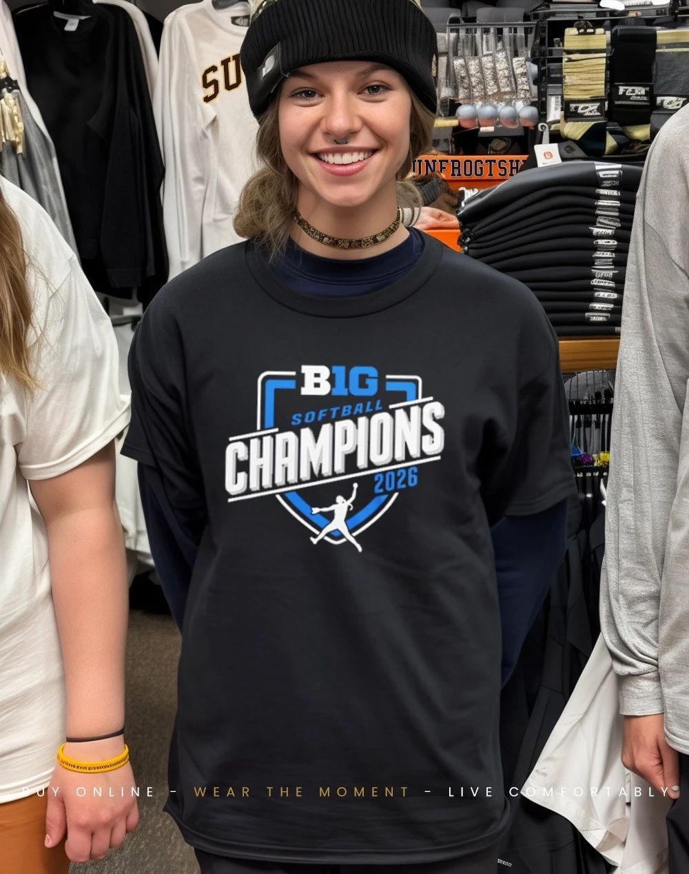 Nebraska Cornhuskers 2026 B10 Big Ten Softball Champions logo shirt