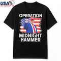 Donald Trump Operation Midnight Hammer USA Flag Shirt