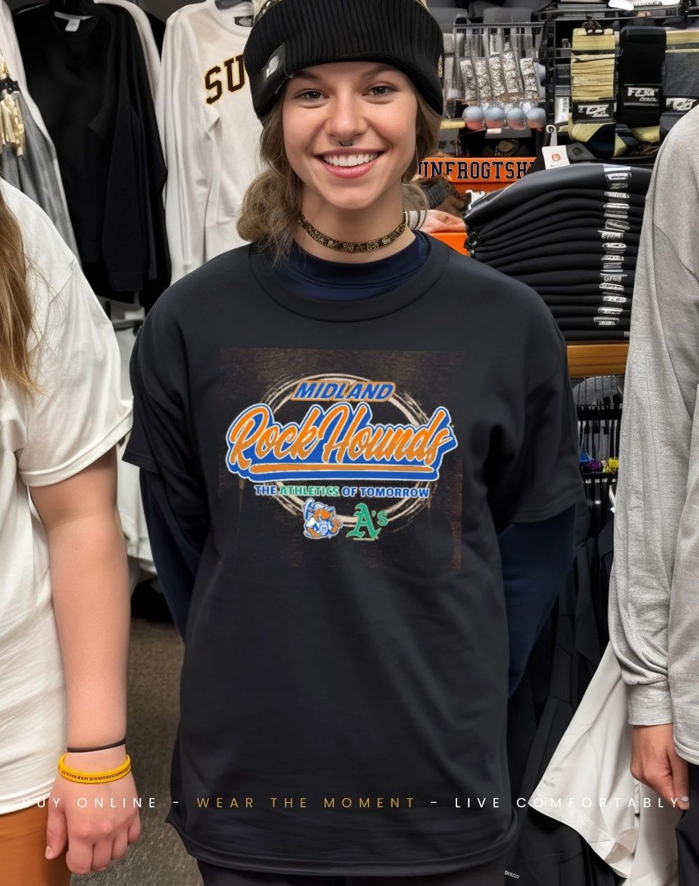 Midland RockHounds Bimm Ridder Affiliate Edamame logo shirt
