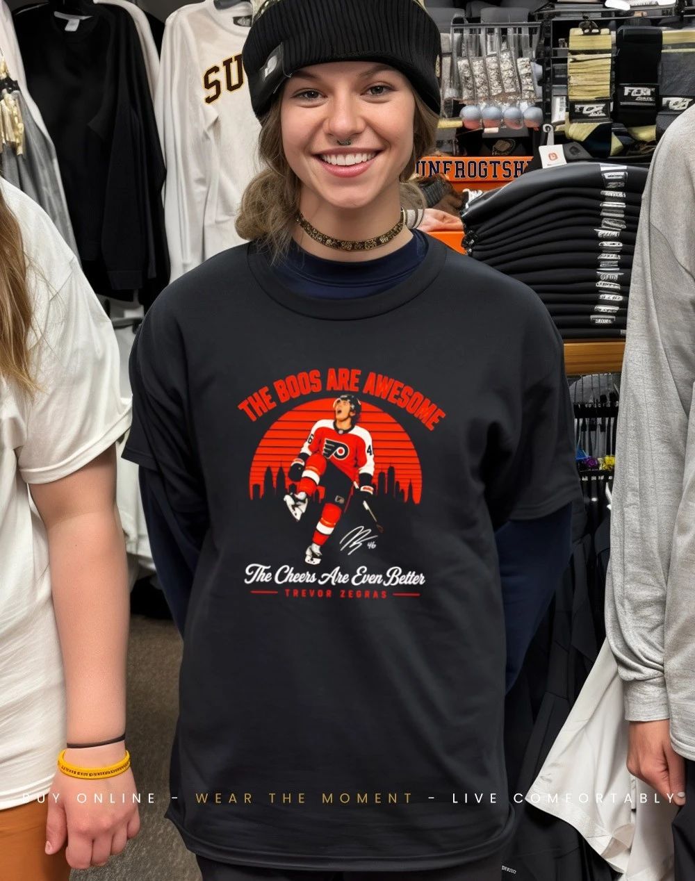 The Boos Are Awesome The Cheers Are Even Better Trevor Zegras shirt