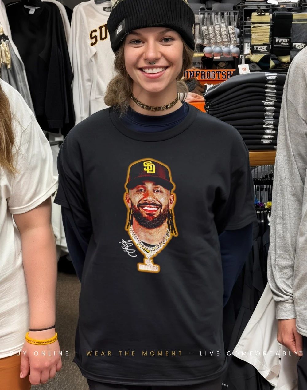 San Diego Padres Fernando Tatis Jr Outerstuff Headliner signature shirt