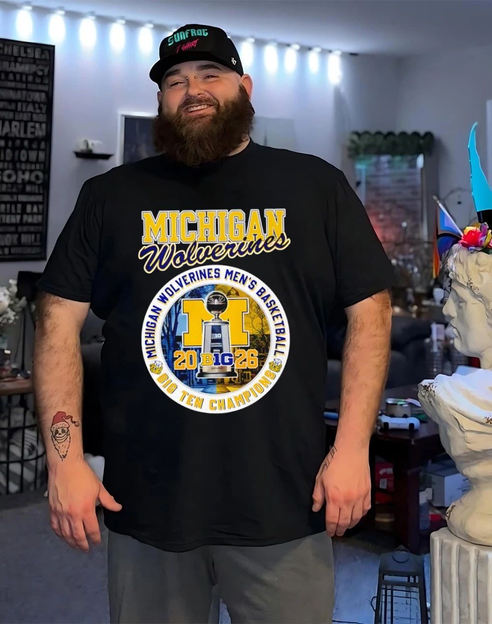 Michigan Wolverines Men’s Basketball 2026 Big Ten Champions shirt