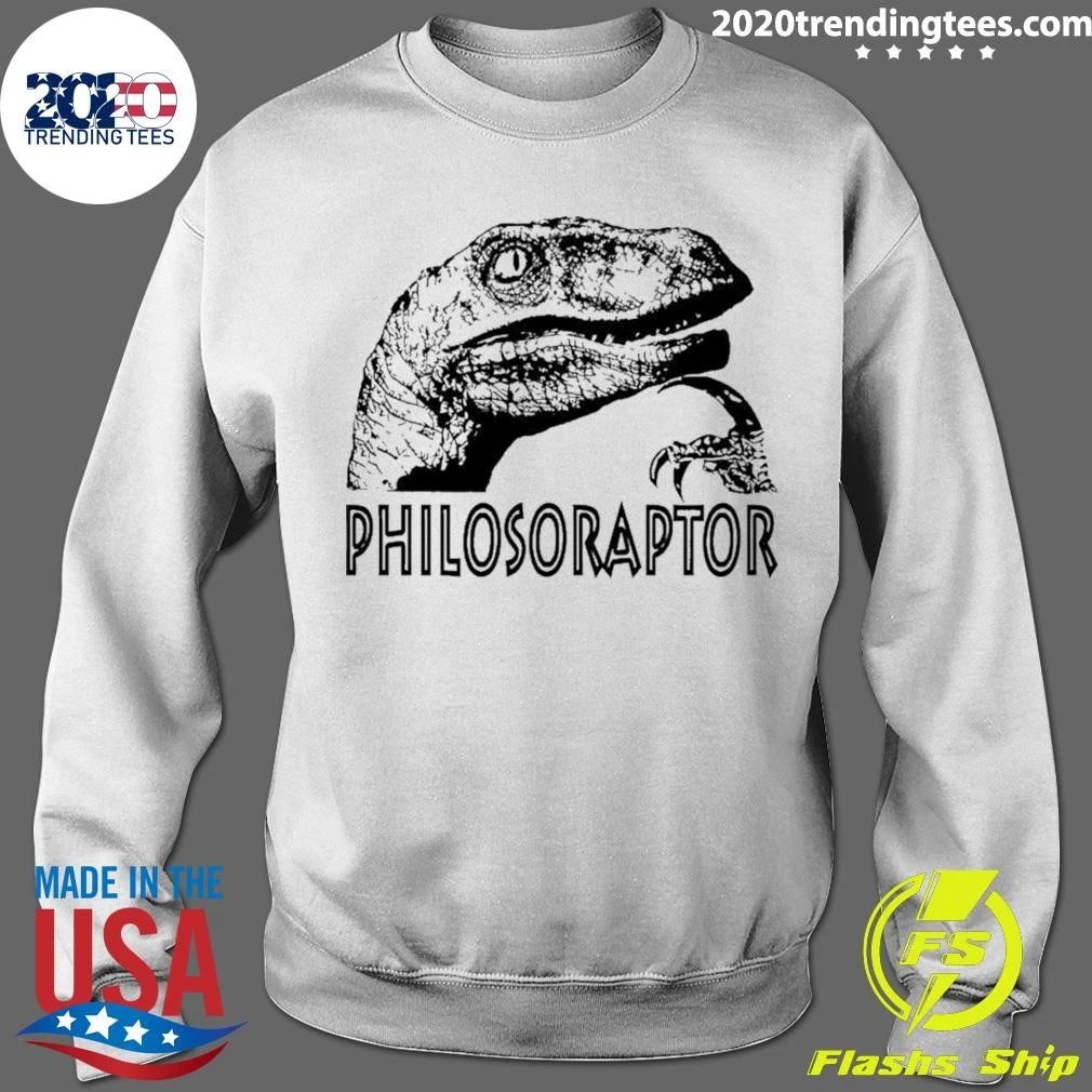 Philosoraptor Dinosaur Philosophy Funny Shirt