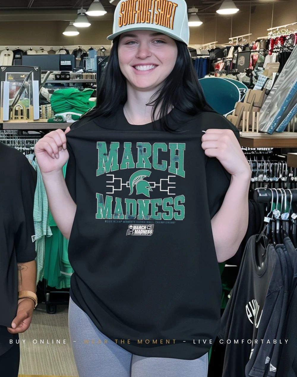 Michigan State Spartans WBB 2026 March Madness logo shirt