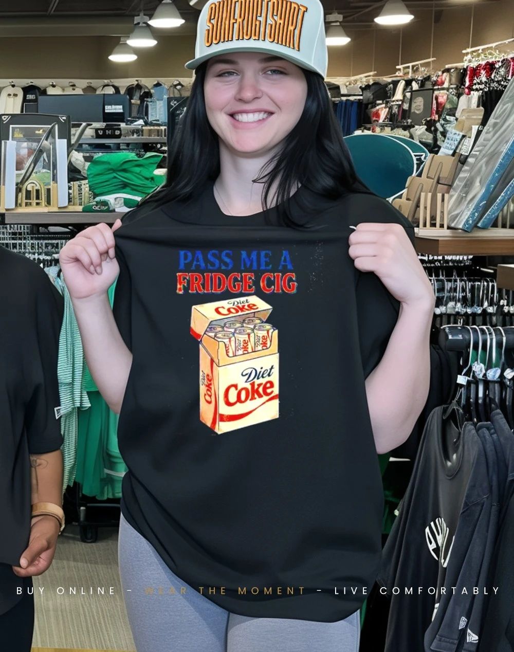 Pass Me A Fridge Cig Diet Coke shirt