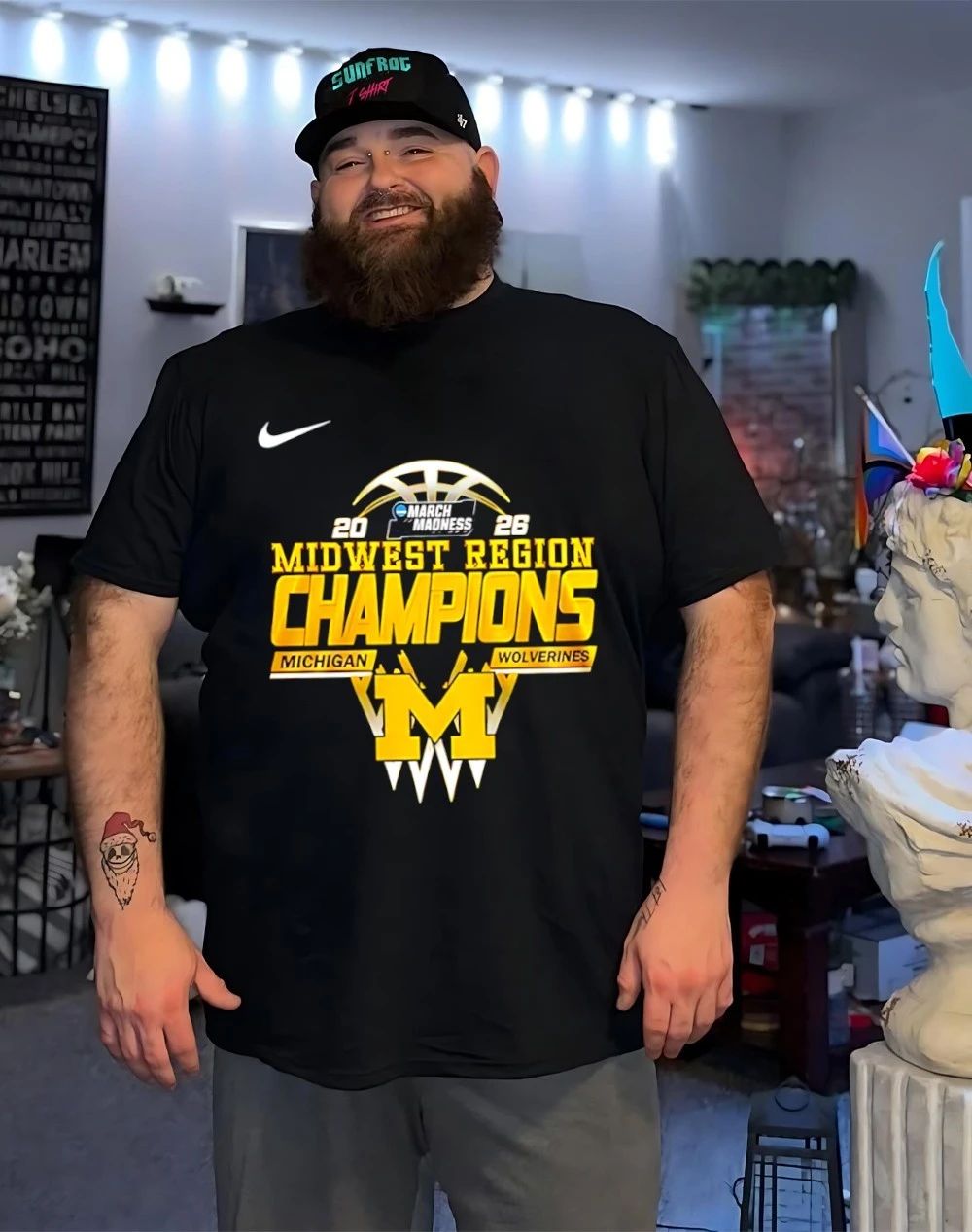 Michigan Wolverines Midwest Region Champions 2026 shirt