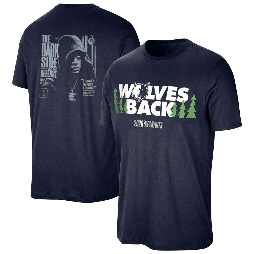 Jaden McDaniels The Dark Side of Defense Front and Back shirt
