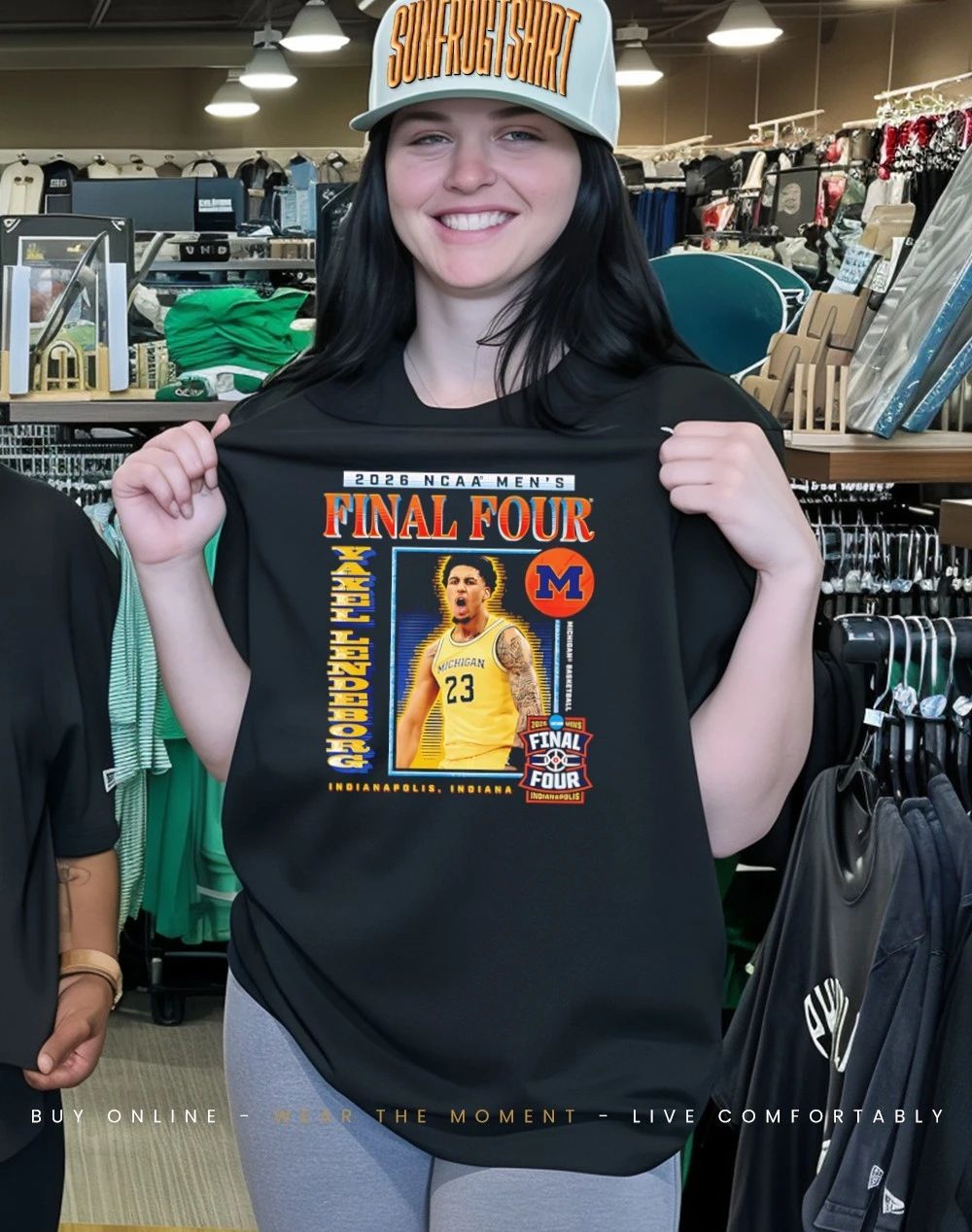 Yaxel Lendeborg Michigan Men’s Basketball March Madness 2026 Final Four graphic shirt