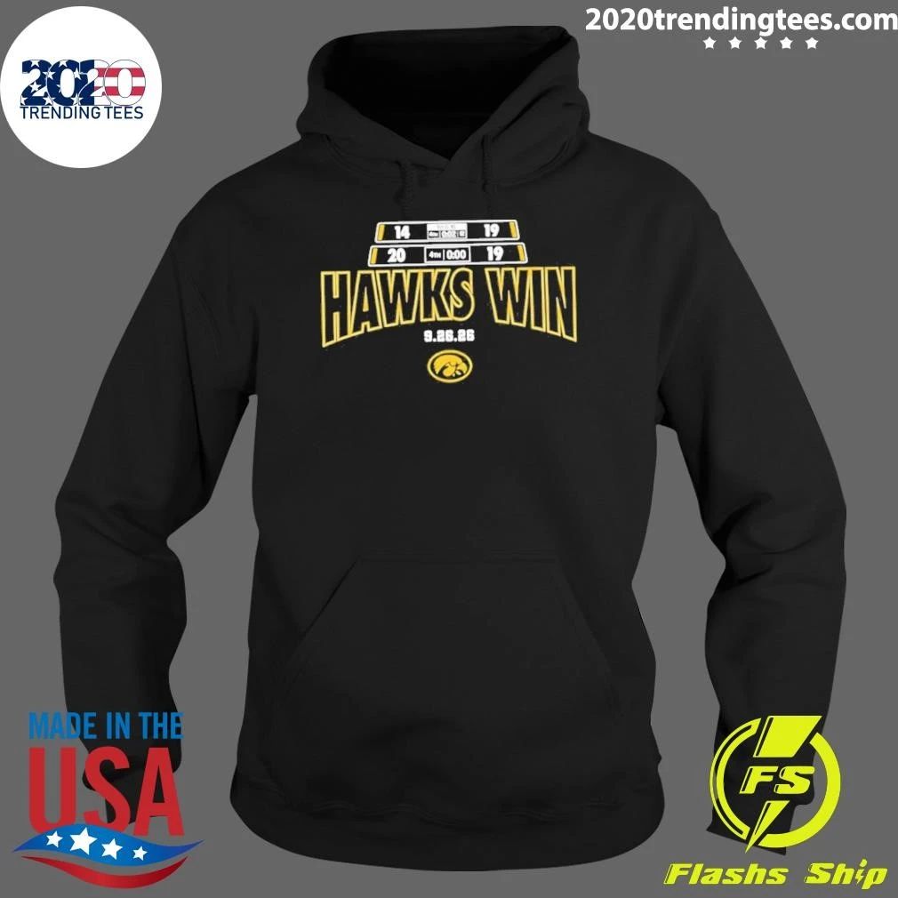 Iowa Hawkeyes Hawks Win Score 2026 Shirt