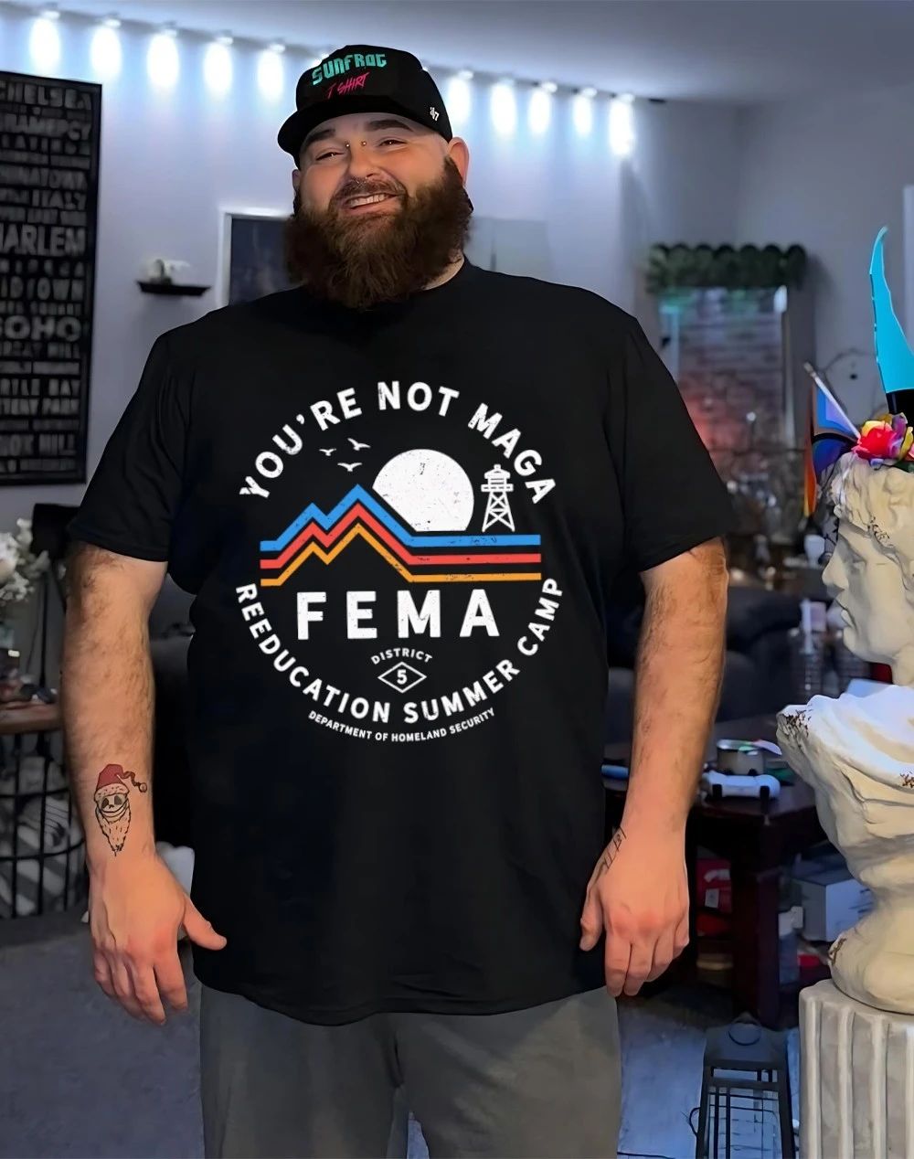 You’re not MAGA Reeducation Summer Camp shirt