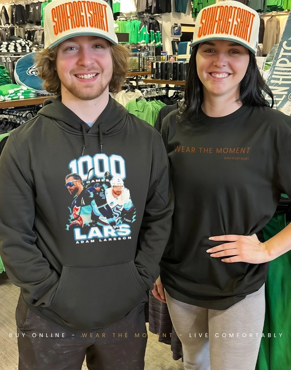 Adam Larsson 1000 Games Lars Shirt