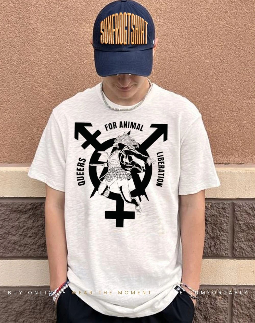Queers for Animal Liberation LGBTQIA and animal rights shirt