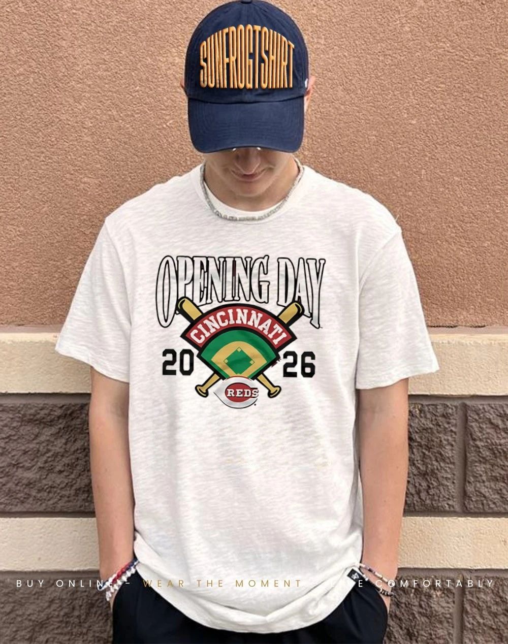 Cincinnati Reds Opening Day 2026 MLB logo shirt