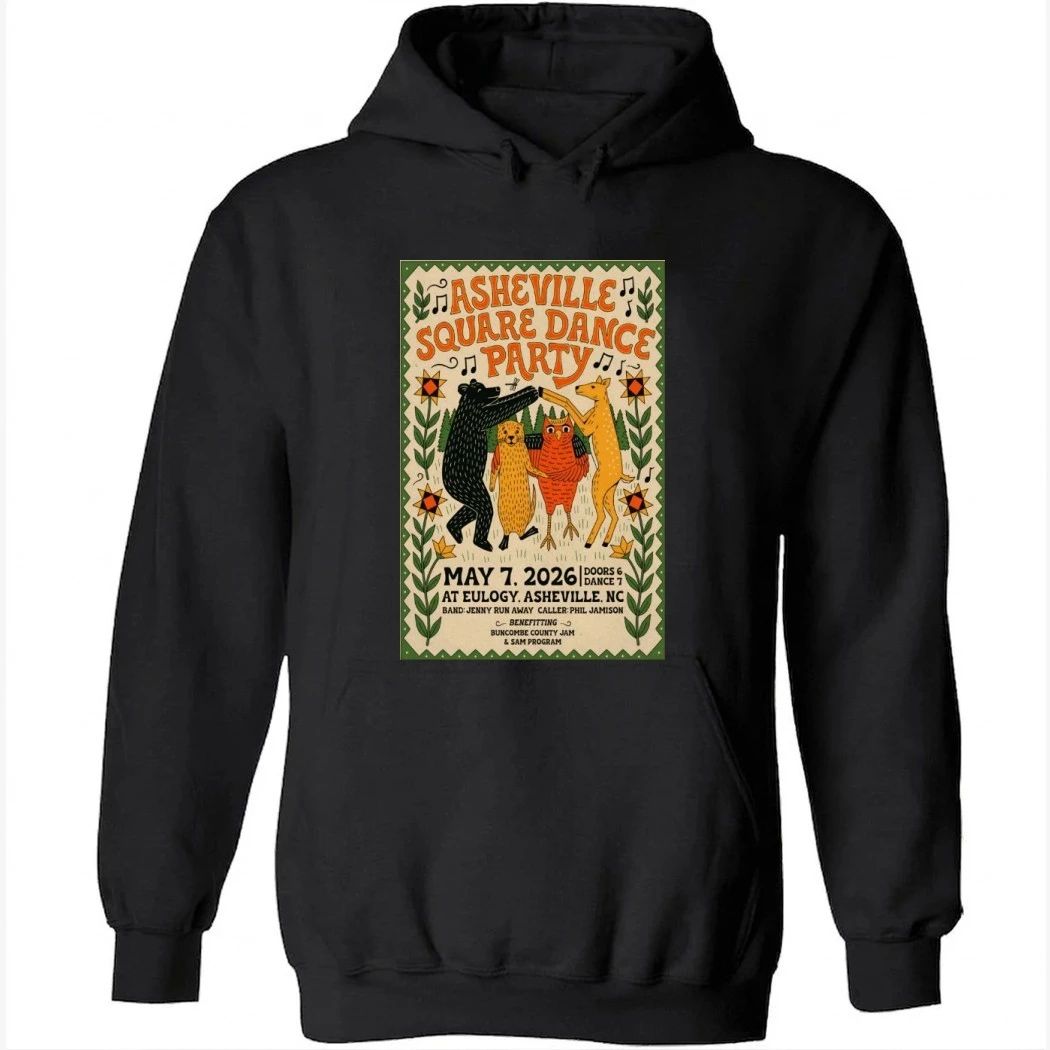 Asheville Square Dance Party 5-7-2026 Asheville NC Poster Shirt