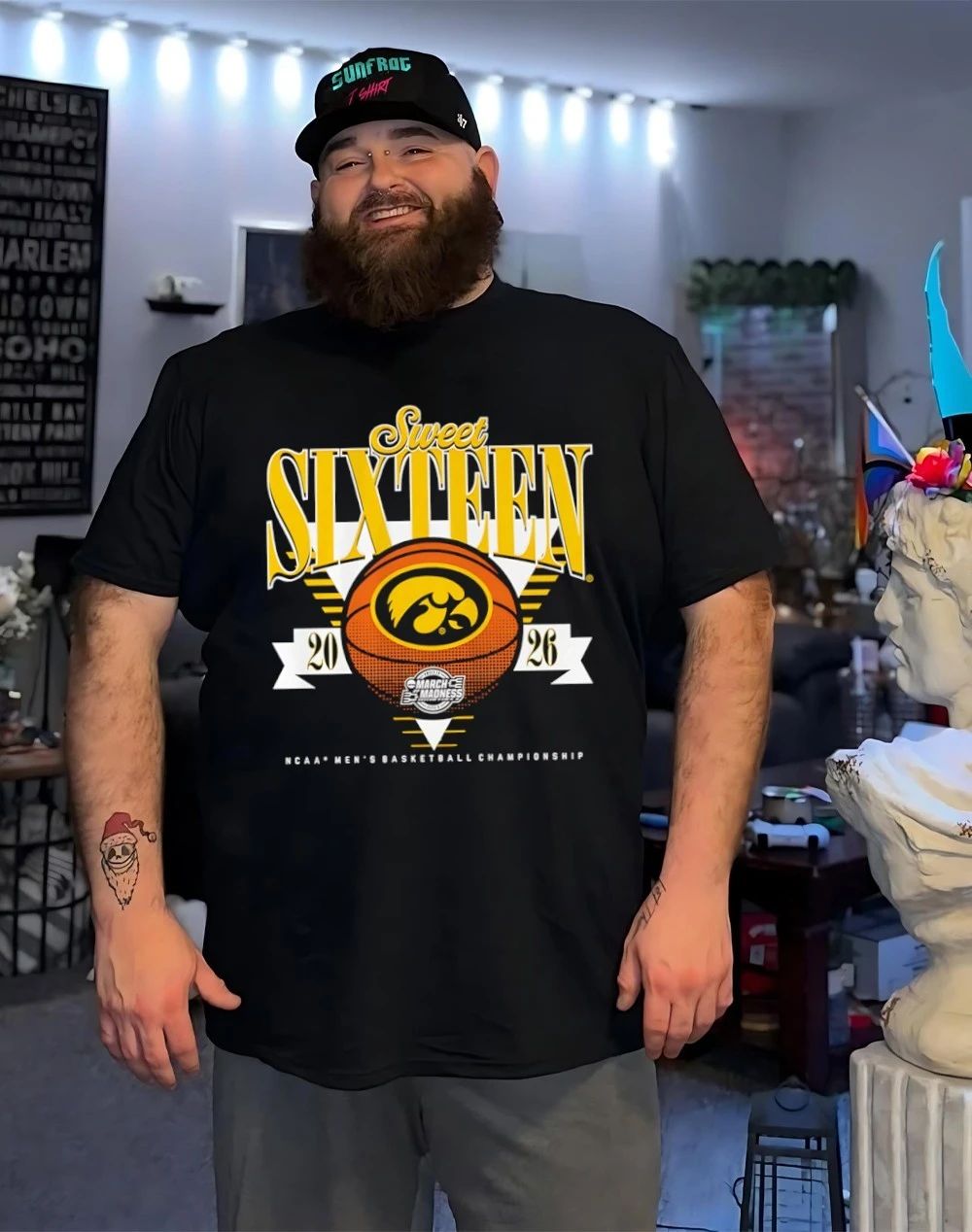 Iowa Hawkeyes MBB 2026 Sweet Sixteen shirt