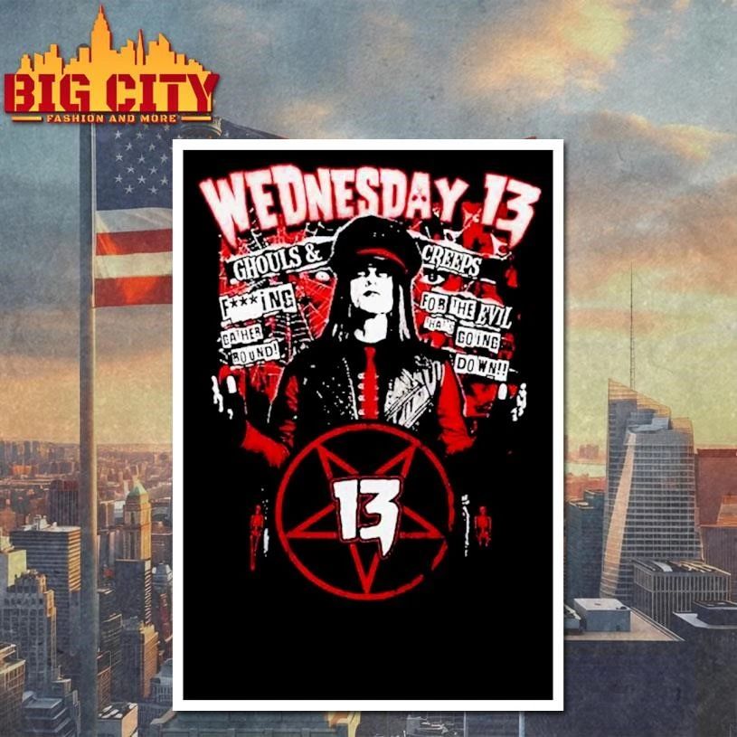 Wednesday 13 Ghouls And Creeps Shirt