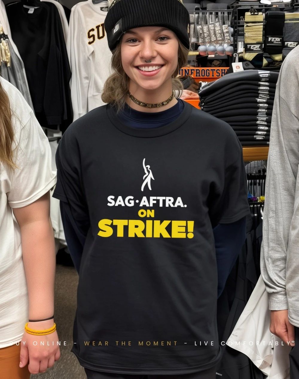 The Comeback Valerie Cherish SAG AFTRA on Strike shirt