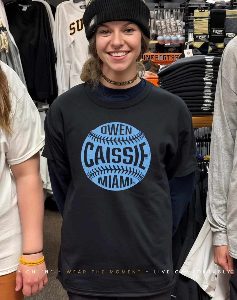 Owen Caissie Miami Vintage Baseball shirt